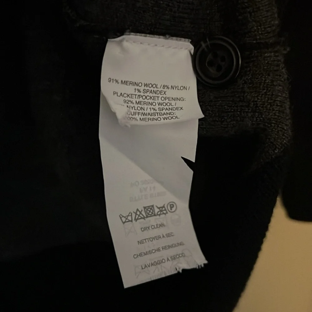 J. Crew Long Black Cardigan Size XS Thick Soft